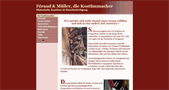 Desktop Screenshot of die-kostummacher.de