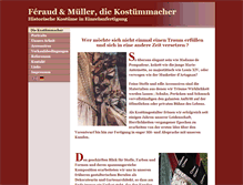 Tablet Screenshot of die-kostummacher.de
